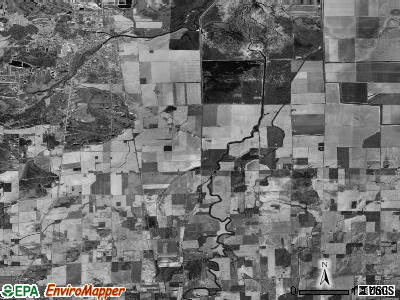 St. Charles township, Michigan satellite photo by USGS