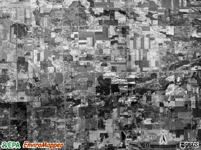 Arbela township, Michigan satellite photo by USGS