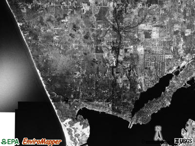 Laketon township, Michigan satellite photo by USGS