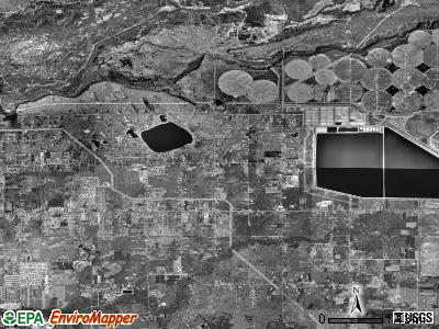 Egelston township, Michigan satellite photo by USGS