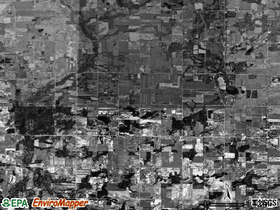Casnovia township, Michigan satellite photo by USGS