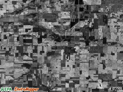 Newark township, Michigan satellite photo by USGS