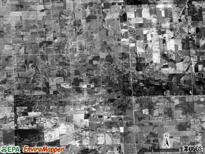 Speaker township, Michigan satellite photo by USGS