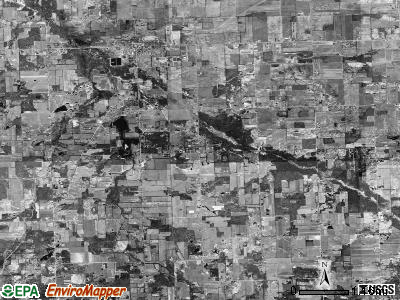 North Branch township, Michigan satellite photo by USGS