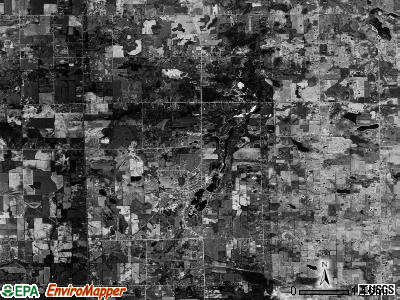 Forest township, Michigan satellite photo by USGS