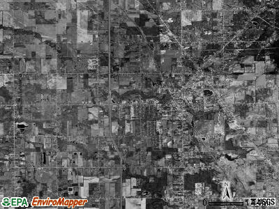 Vienna township, Michigan satellite photo by USGS