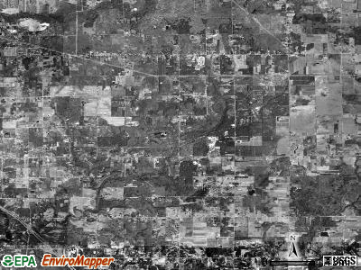 Sullivan township, Michigan satellite photo by USGS