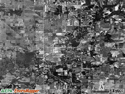 Ravenna township, Michigan satellite photo by USGS