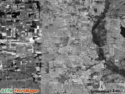 Sparta township, Michigan satellite photo by USGS