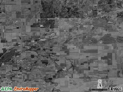 Elba township, Michigan satellite photo by USGS