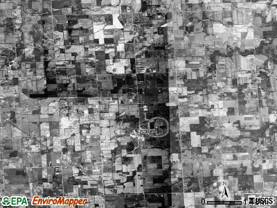 Greenwood township, Michigan satellite photo by USGS