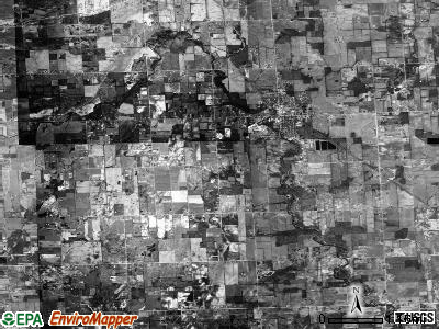 Brockway township, Michigan satellite photo by USGS