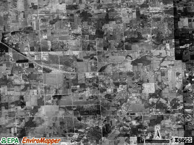 Lynn township, Michigan satellite photo by USGS