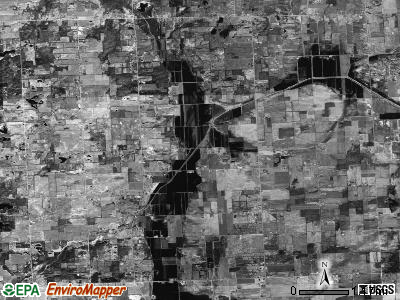 Goodland township, Michigan satellite photo by USGS