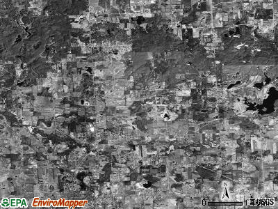 Mayfield township, Michigan satellite photo by USGS