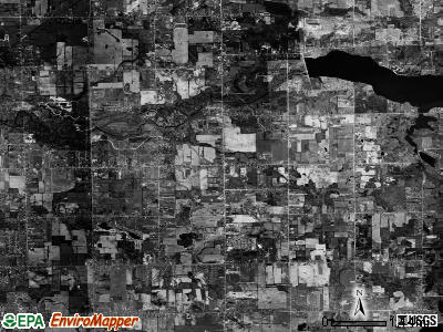 Richfield township, Michigan satellite photo by USGS