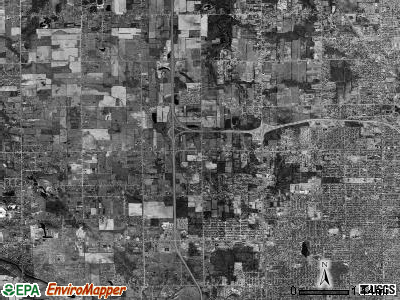 Mount Morris township, Michigan satellite photo by USGS
