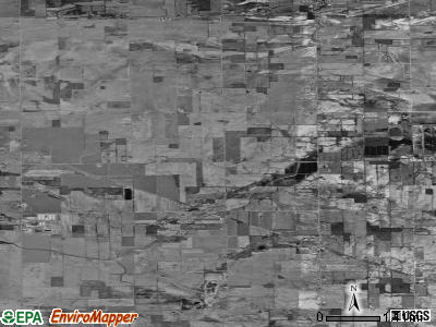 Fairfield township, Michigan satellite photo by USGS