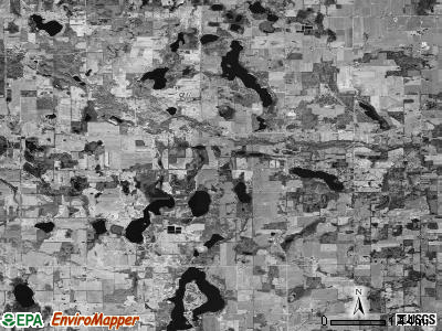 Grattan township, Michigan satellite photo by USGS