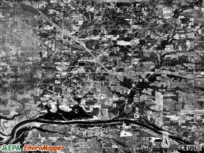 Crockery township, Michigan satellite photo by USGS