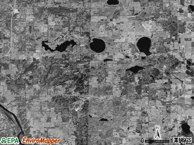 Cannon township, Michigan satellite photo by USGS