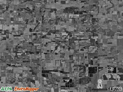 Greenbush township, Michigan satellite photo by USGS
