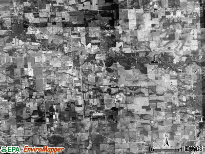 Kenockee township, Michigan satellite photo by USGS