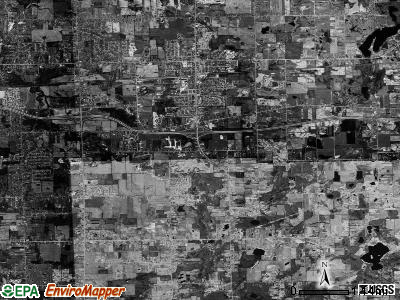 Davison township, Michigan satellite photo by USGS