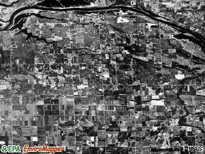 Robinson township, Michigan satellite photo by USGS