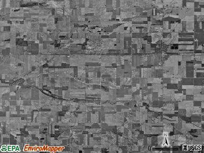 Dallas township, Michigan satellite photo by USGS