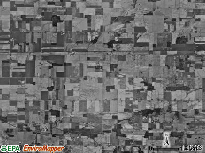 Bengal township, Michigan satellite photo by USGS