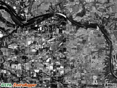 Allendale township, Michigan satellite photo by USGS