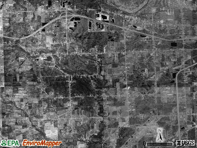 Kimball township, Michigan satellite photo by USGS