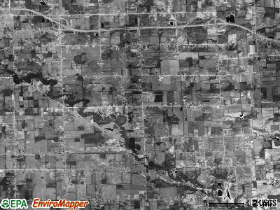 Riley township, Michigan satellite photo by USGS
