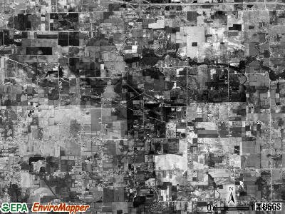Berlin township, Michigan satellite photo by USGS