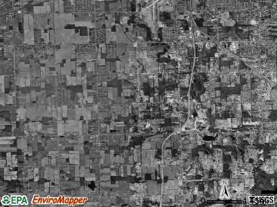 Mundy township, Michigan satellite photo by USGS