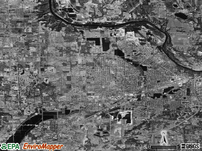 Georgetown township, Michigan satellite photo by USGS