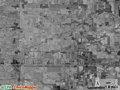 Orange township, Michigan satellite photo by USGS