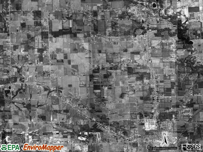 Richmond township, Michigan satellite photo by USGS