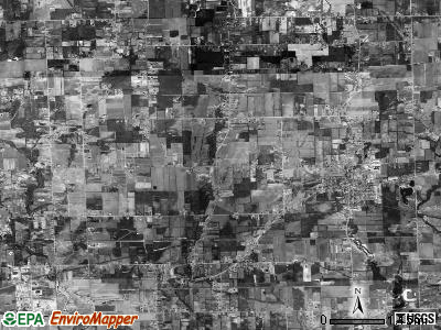 Armada township, Michigan satellite photo by USGS
