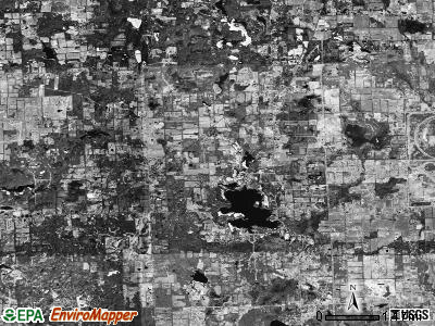 Addison township, Michigan satellite photo by USGS