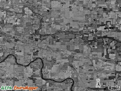 Eagle township, Michigan satellite photo by USGS