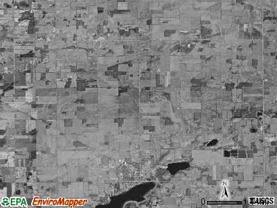 Odessa township, Michigan satellite photo by USGS