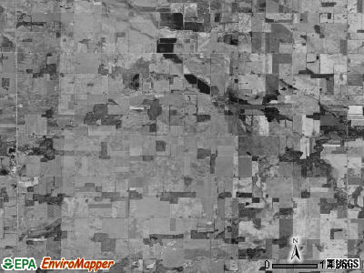 Sebewa township, Michigan satellite photo by USGS