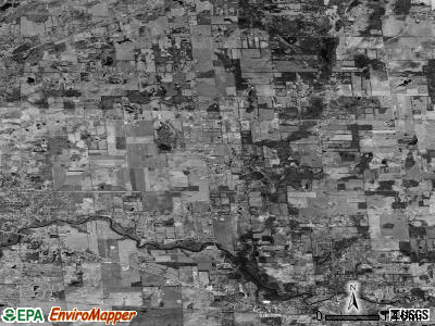 Locke township, Michigan satellite photo by USGS