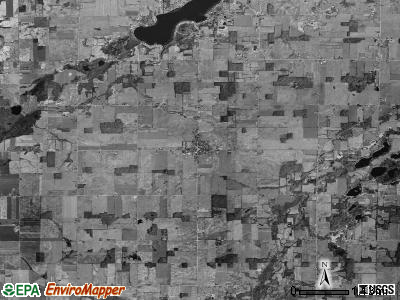 Woodland township, Michigan satellite photo by USGS