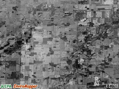 Sunfield township, Michigan satellite photo by USGS