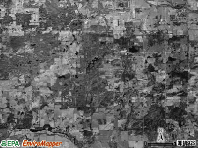 Irving township, Michigan satellite photo by USGS