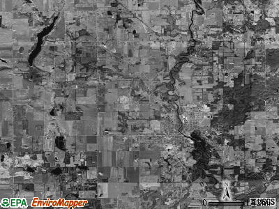 Thornapple township, Michigan satellite photo by USGS