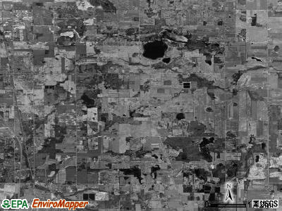 Leighton township, Michigan satellite photo by USGS